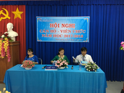 Hội nghị cán bộ, công chức, viên chức năm học 2017 - 2018