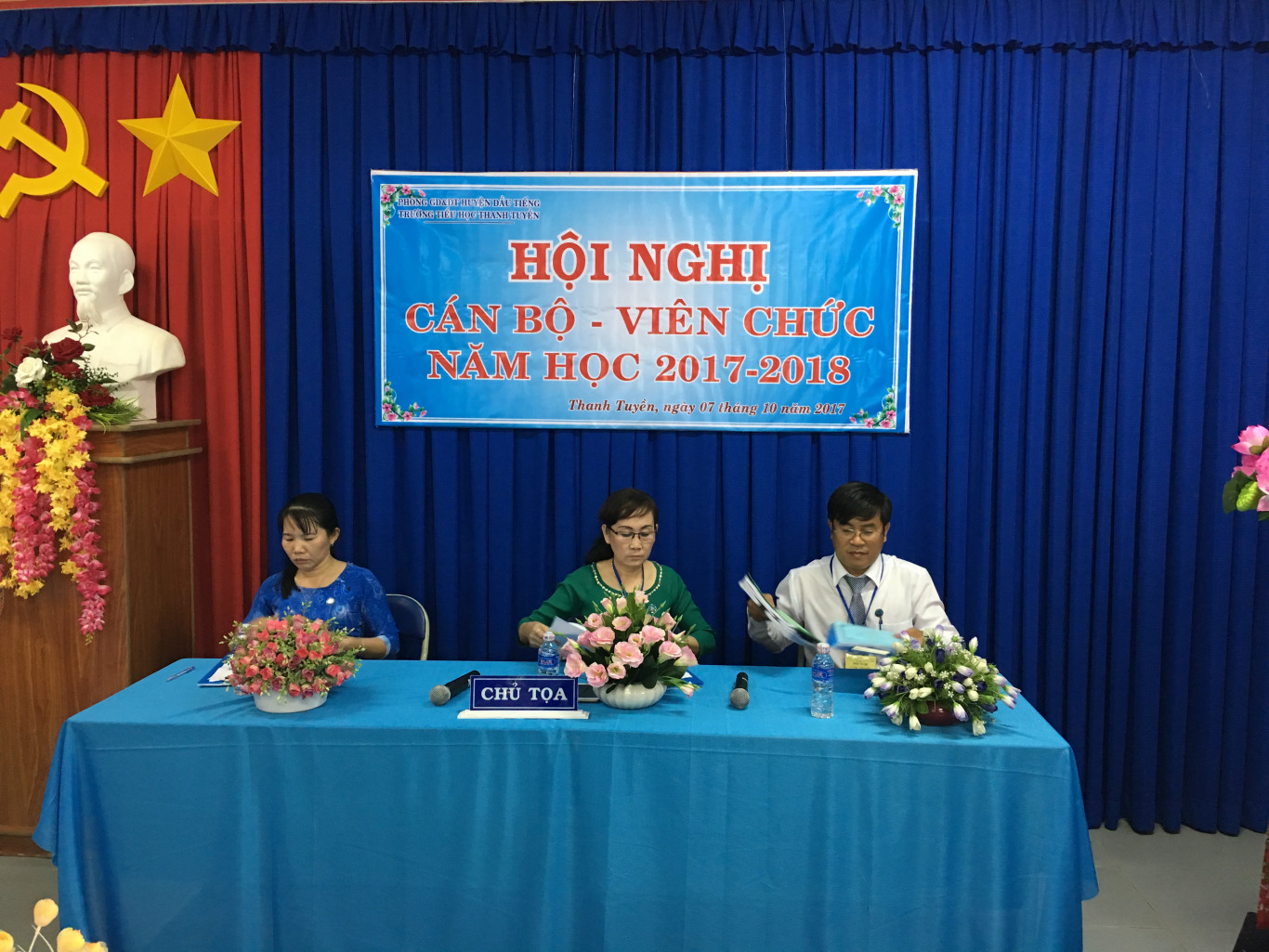 Hội nghị cán bộ, công chức, viên chức năm học 2017 - 2018